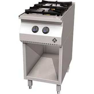 MKN 2-pits Gas kooktafel - staand model 1363404