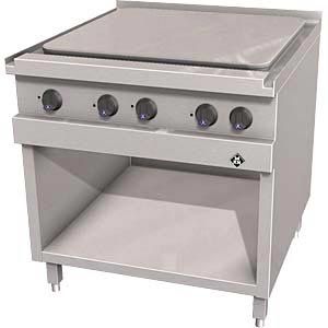MKN elektrische doorkooktafel (chroom) - staand model 2023502A