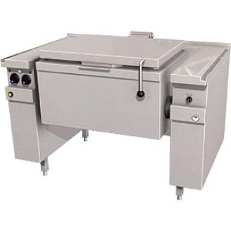 MKN gas braadslede 2/1 GN, 80 L, RVS bodem, elek. kantelbaar 850-serie