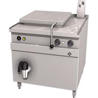 MKN gas kookketel 1, 125 L, RVS ketel & dubbelwandig deksel, 850-serie