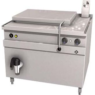 MKN gas kookketel 2, 195 L, RVS ketel & dubbelwandig deksel, 10018807
