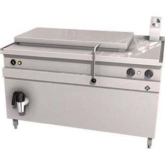 MKN gas kookketel 3, 285 L, RVS ketel & dubbelwandig deksel, 850-serie