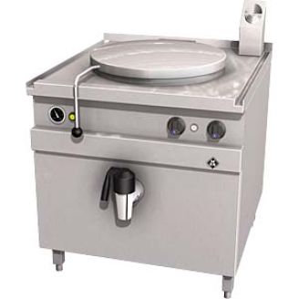 MKN gas kookketel 60 L, RVS ketel & dubbelwandig deksel, 850-serie