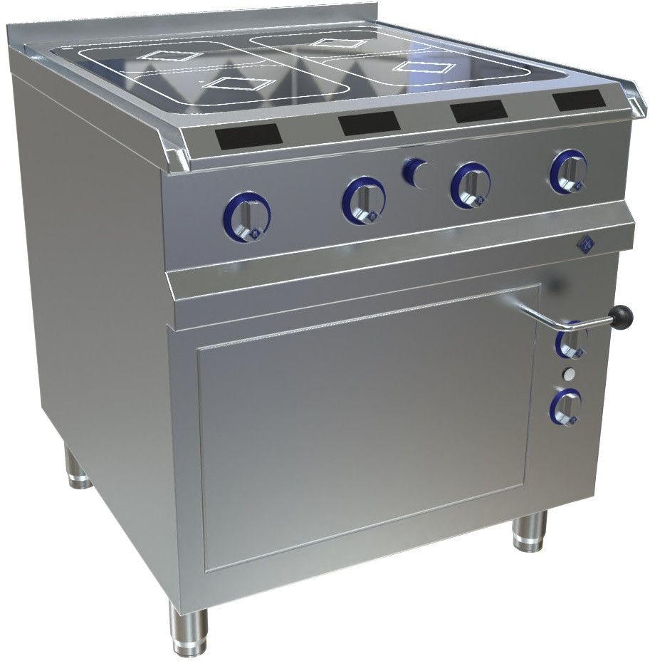 MKN elektrisch fornuis met Optima control 4 zones oven, 8EHEV084DTEB