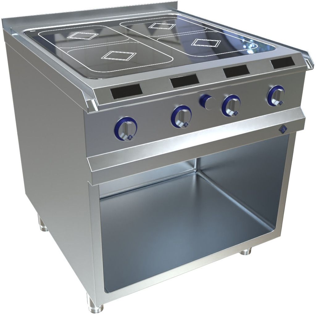 Piani cottura a induzione MKN con controllo Optima 4 zone, 8EHEI084DP8B
