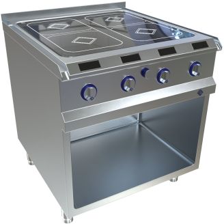 Piani cottura a induzione MKN con controllo Optima 4 zone, 20 kW, 8EHEI084DF5