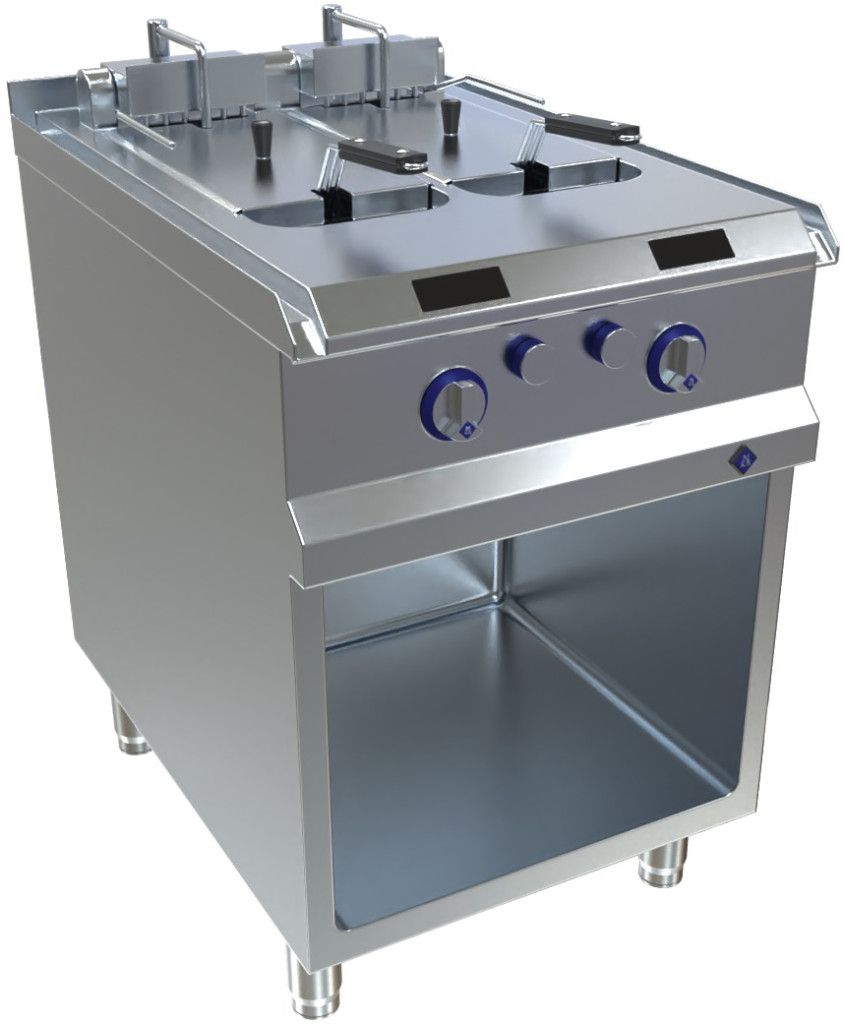 Friggitrice elettrica MKN LONDON 2 con FrySafe, 12 kW, 8EFRI025DFLFS