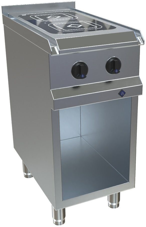 MKN elektrisk spis, 2 zoner, 6,5 kW, 7EHEV042XT