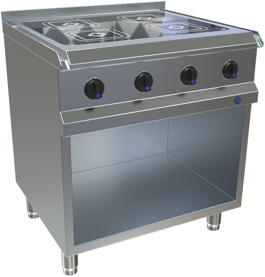 MKN elektrisk spis, 4 zoner, 13 kW, 7EHEV084XT
