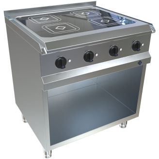 MKN inductiefornuis, 4 zones, 14 kW, 7EHEI084XP3