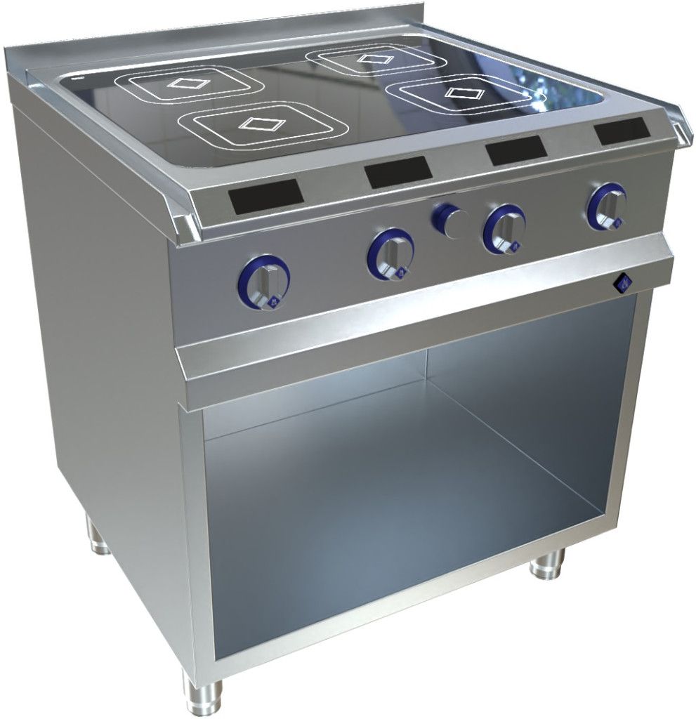 MKN inductiefornuis, Optima control, 4 zones, 20 kW, 7EHEI084DP5