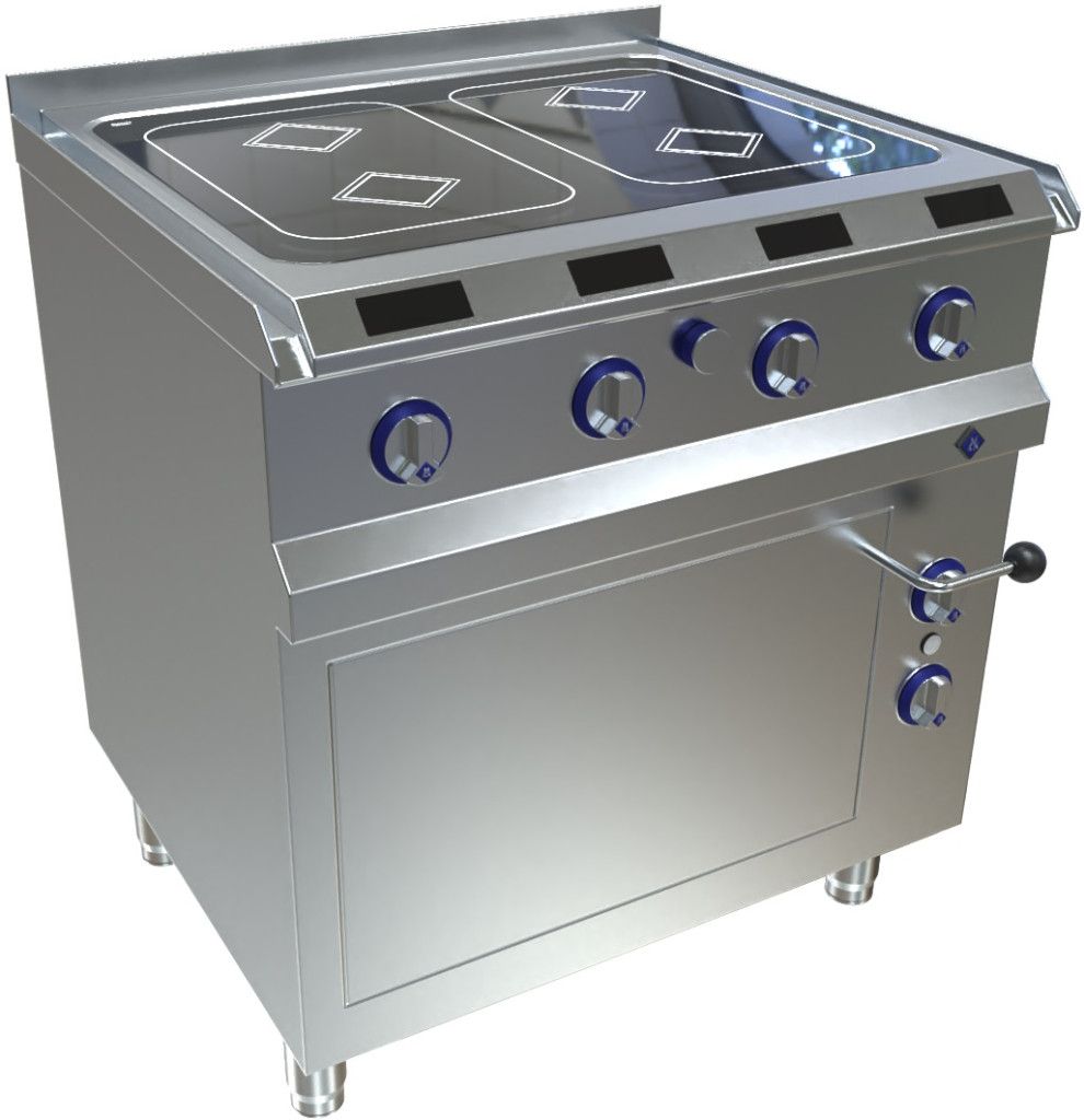 MKN inductiefornuis, Optima control, oven, 4 zones, 7EHEI084DP5EB