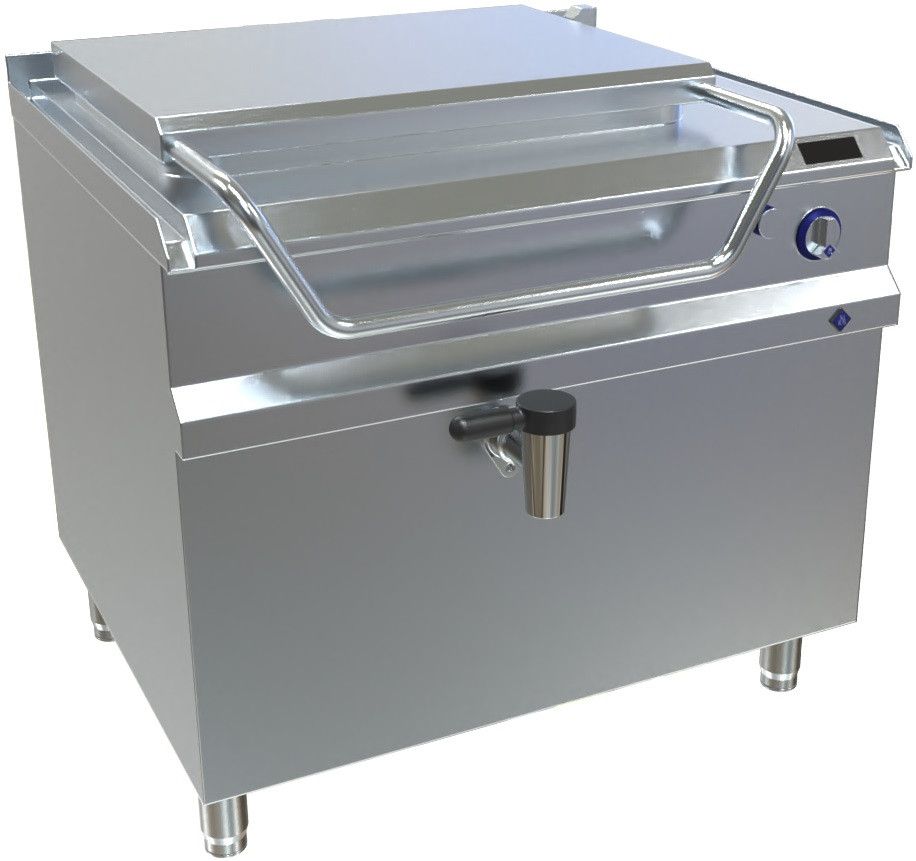 Padella elettrica MKN con supporto, controllo Optima, 75 L, 8EPST022DF