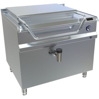 Padella elettrica MKN con supporto, controllo Optima, 100 L, 8EPST023DF