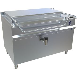 Padella elettrica MKN con supporto, controllo Optima, 150 L, 8EPST033DF