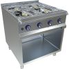 MKN 4-Flammen-Gaskochfeld 19,6 kW, 4 Brenner