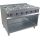MKN 6-pits gas kooktafel 36,4kW, 6 branders hoog vermogen