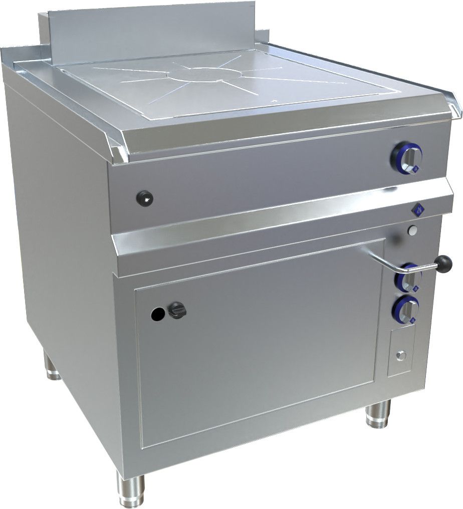 MKN gas doorkookplaat 1 zone met elektrische oven, 8GHEG081XEB