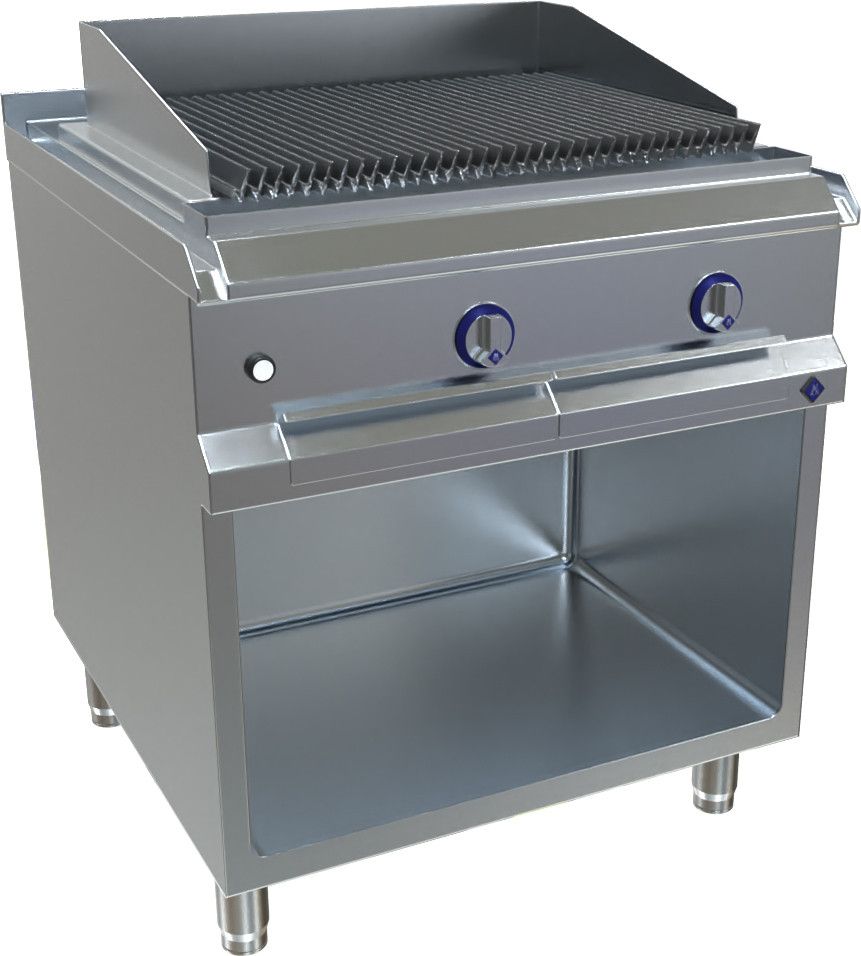 MKN gas Lavasteengrill Argentina 2, automatisch watervulsysteem, 20kW