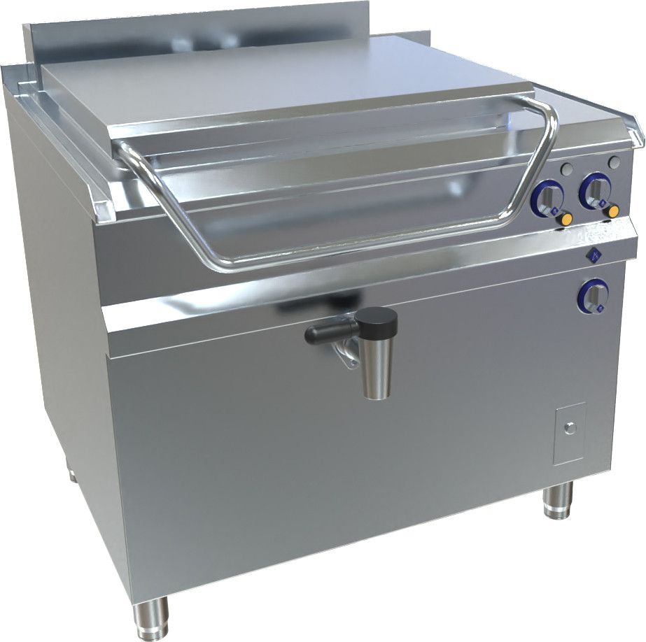 MKN gas braadpan 75 liter, 2/1GN - 20,4 kW, 8GPST022X