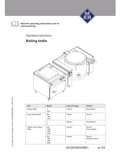 User manual