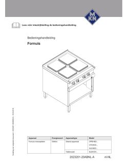 Gebruikers handleiding