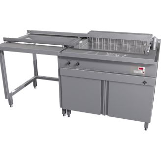 MKN elek. bulk friteuse, kantelmotor R, uitleksysteem L EcoControl