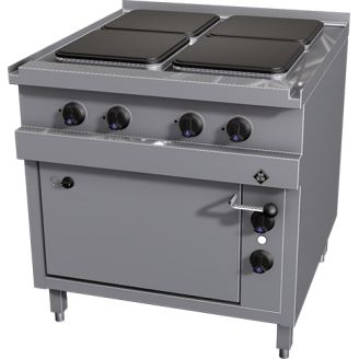 MKN 4-plaats elektrisch fornuis met oven, 2023203