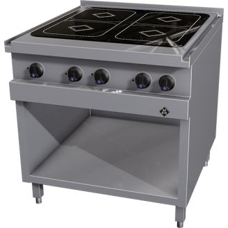 MKN 4-zones keramische kooktafel - staand model 2023405