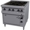 MKN kermisch fornuis met oven, 4 zones, 850-serie, type 2023406