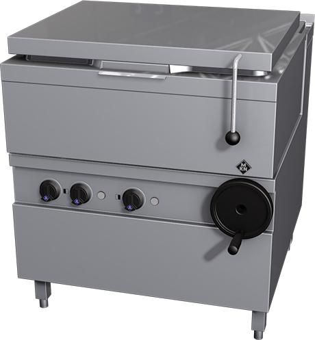 MKN elektrische braadslede 2/1 GN, 77 L, handmatig kantelbaar