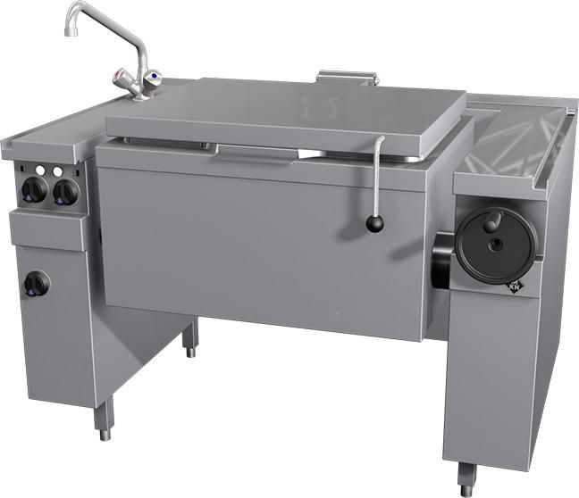 MKN elektrische braadslede 2/1 GN, 80 L, handmatig kantelbaar