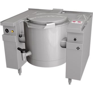 MKN elek. kookketel 60L (elek. kantelbaar & EcoControl), mengkraan