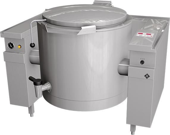 MKN elek. kookketel 150 L (elek. kantelbaar & EcoControl), mengkraan