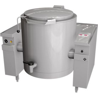 MKN elek. kookketel 200 L (elek. kantelbaar & EcoControl), mengkraan