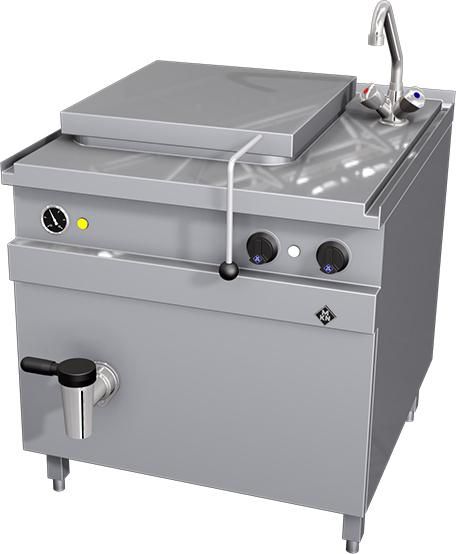 MKN elektrische kookketel 130L, 2x 1/1GN 200 mm, mengkraan