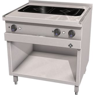 MKN 2-zone surface induction cooking table - standing model 10013249