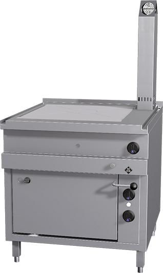 MKN 850 series Gas hobs with electric oven, steel plate