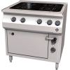 MKN ceramic stove with oven, 4 x 210, 4 separate zones, HotLine