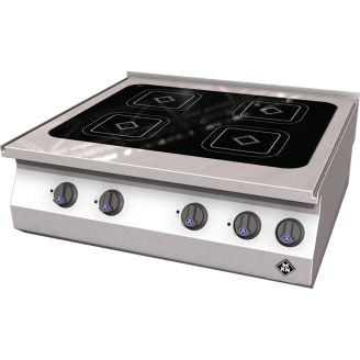 MKN 4-zones keramisch kooktafel - tafelmodel VITRO, 1223402
